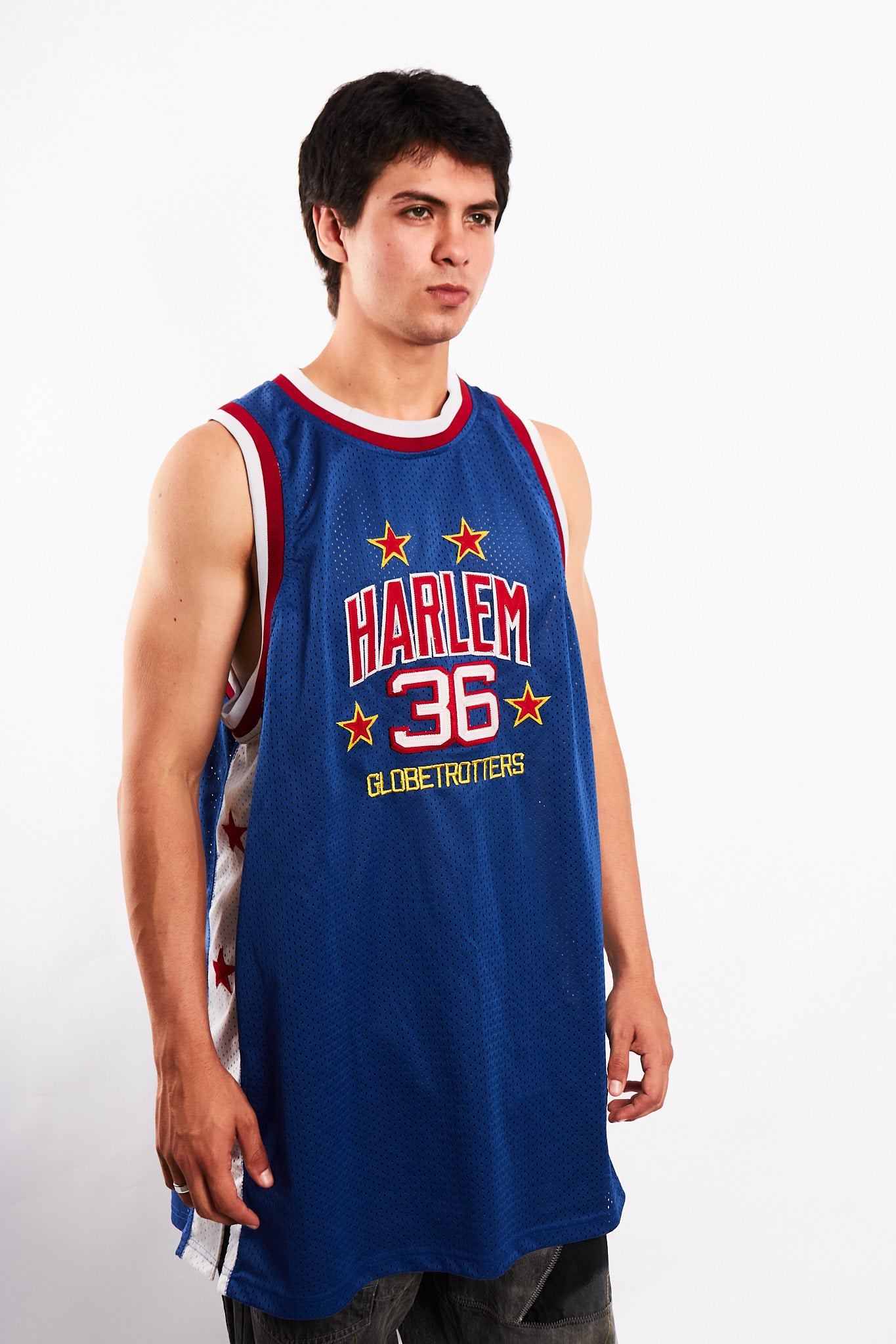 2002 Vintage Platinum Fubu x Harlem Globetrotters Jersey (L/XL)