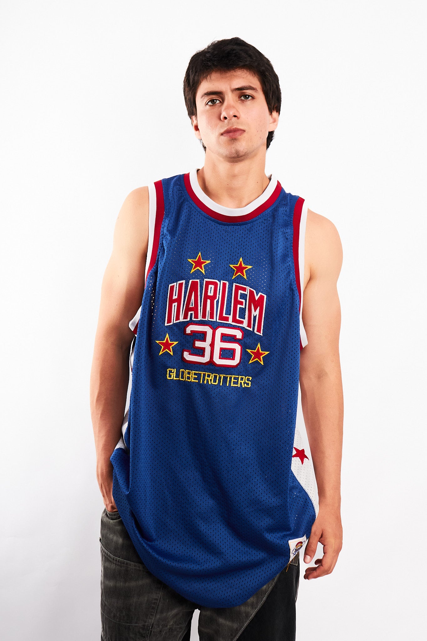 2002 Vintage Platinum Fubu x Harlem Globetrotters Jersey (L/XL)