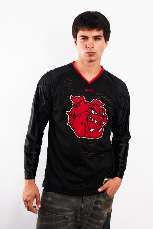 Y2K Vintage JNCO Bulldog Mesh Jersey (M)