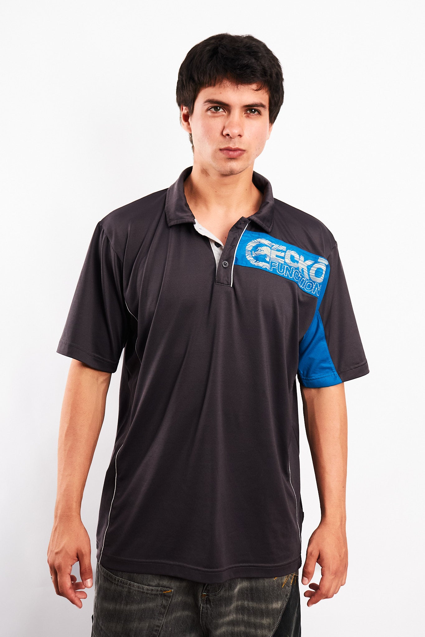 2000 Vintage Ecko Graphic Polo Shirt (M/L)