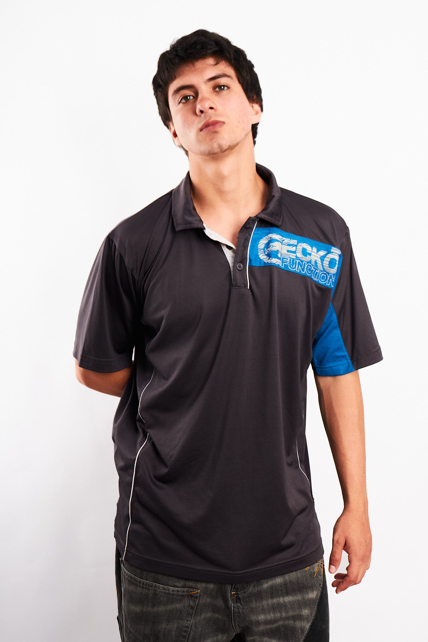 2000 Vintage Ecko Graphic Polo Shirt (M/L)