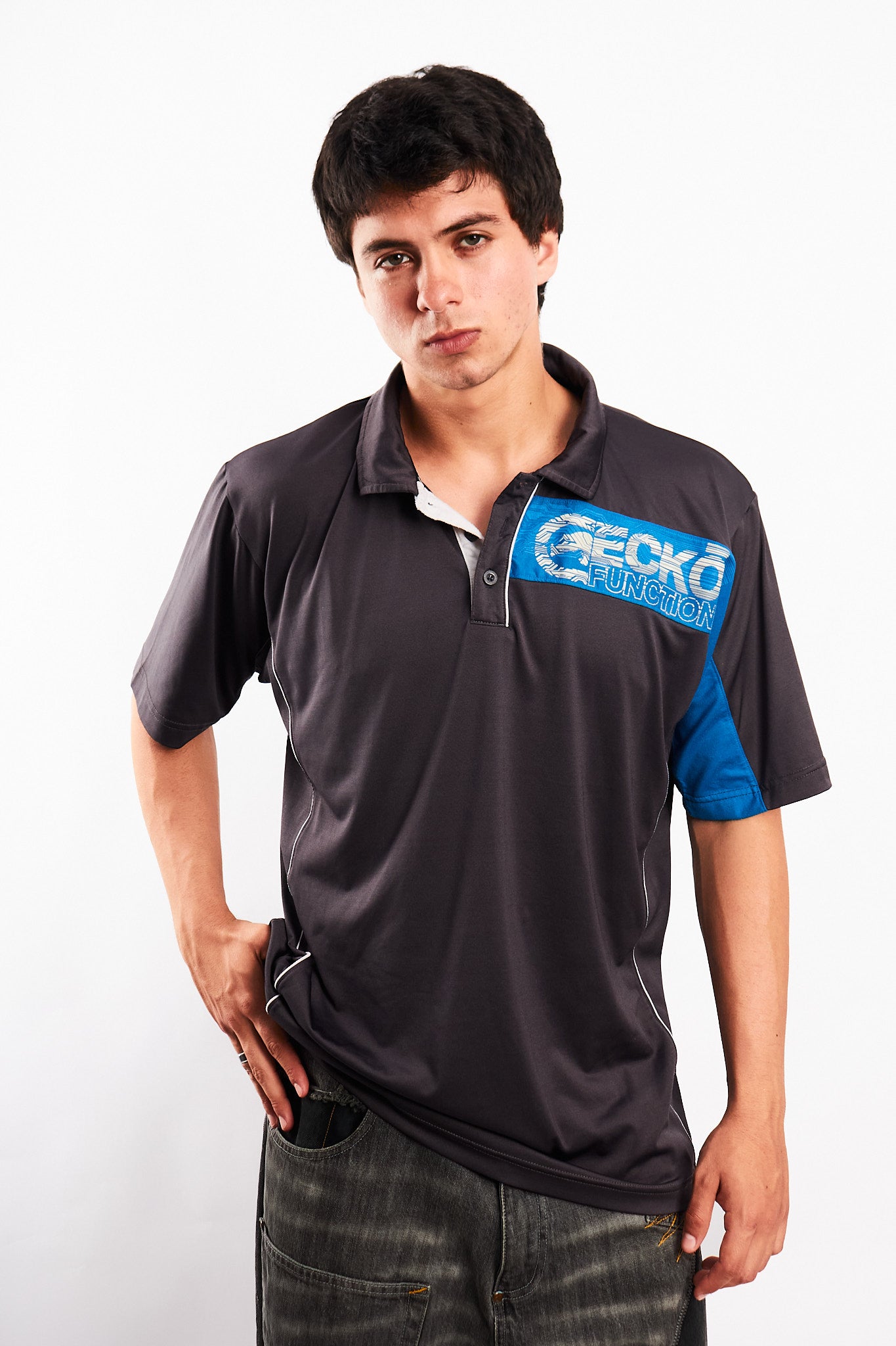 2000 Vintage Ecko Graphic Polo Shirt (M/L)