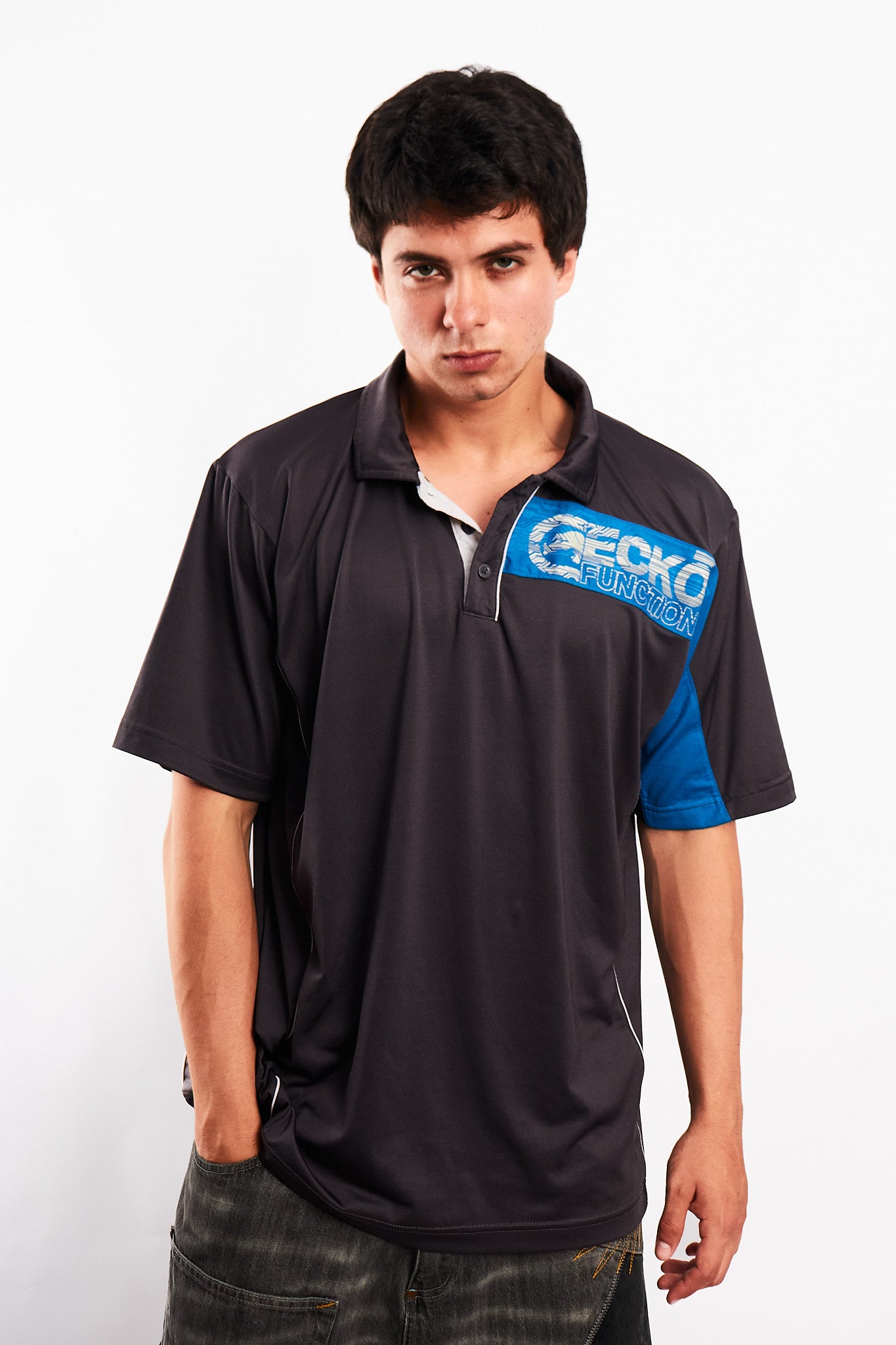2000 Vintage Ecko Graphic Polo Shirt (M/L)