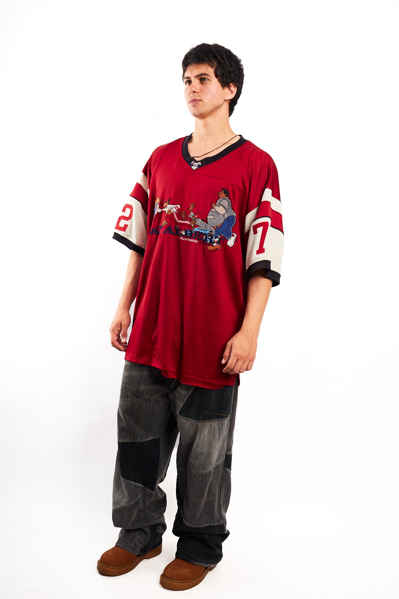 1990 Vintage Fubu Platinum x Fat Albert Junkyard Gang Jersey (XL)