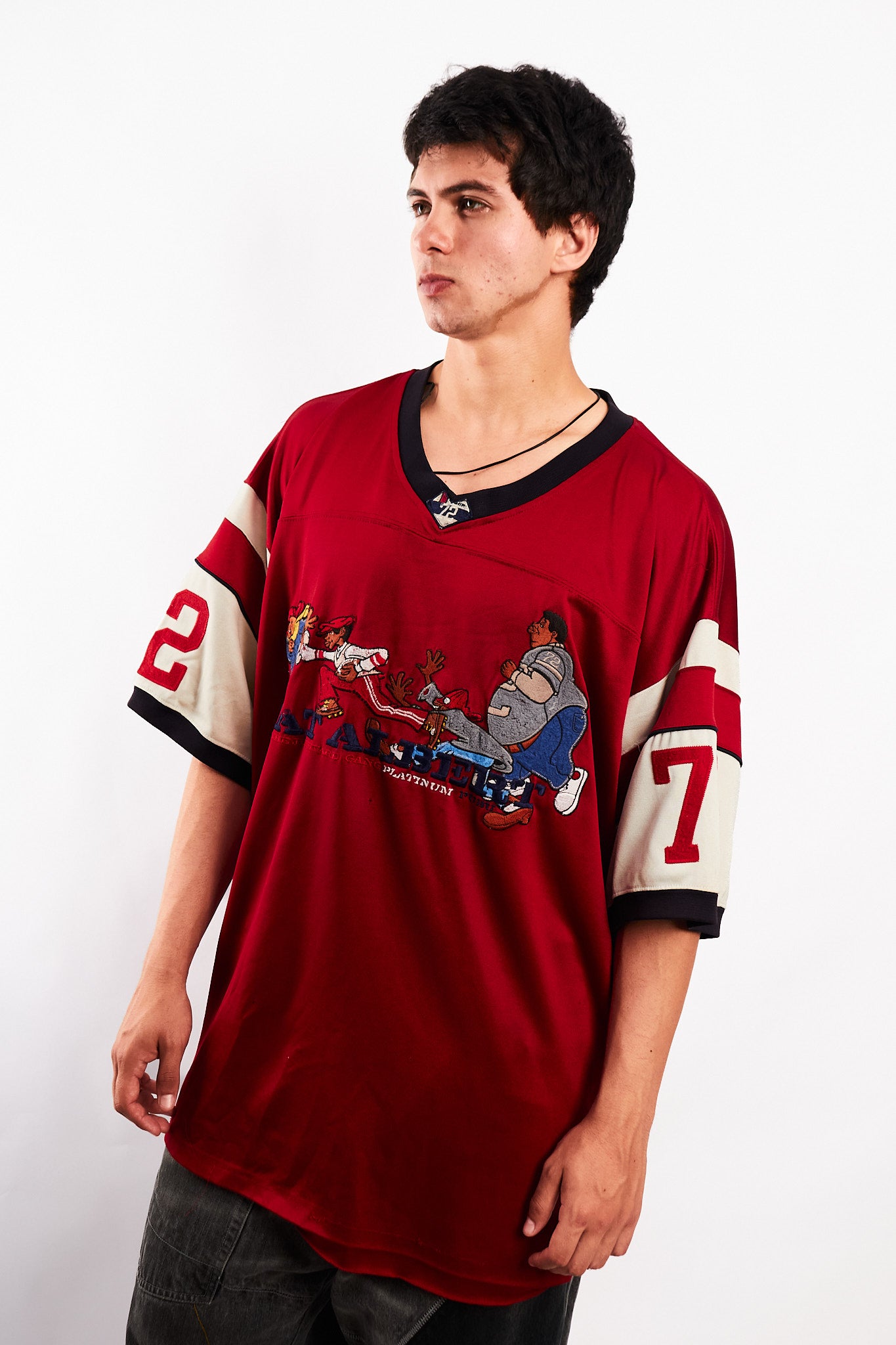 1990 Vintage Fubu Platinum x Fat Albert Junkyard Gang Jersey (XL)
