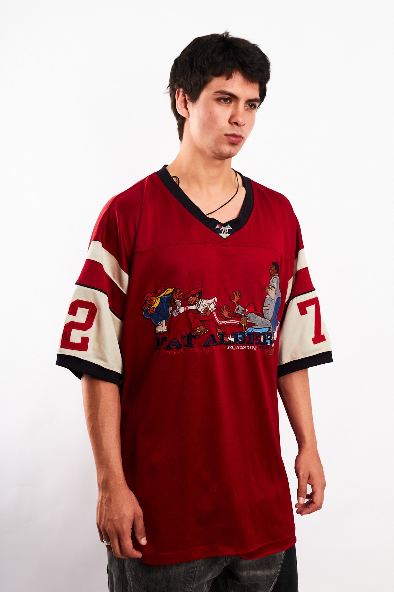 1990 Vintage Fubu Platinum x Fat Albert Junkyard Gang Jersey (XL)