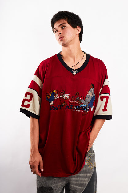 1990 Vintage Fubu Platinum x Fat Albert Junkyard Gang Jersey (XL)