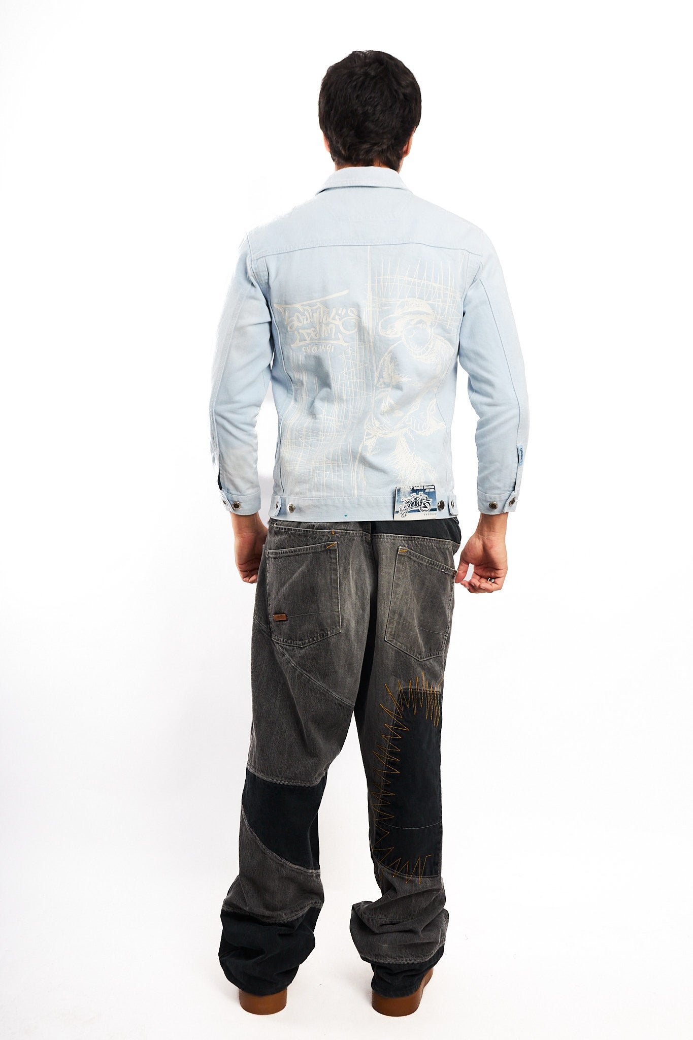 2000 Vintage Southpole B-Boy Denim Jacket (S/M)
