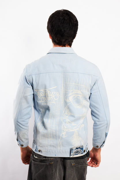 2000 Vintage Southpole B-Boy Denim Jacket (S/M)
