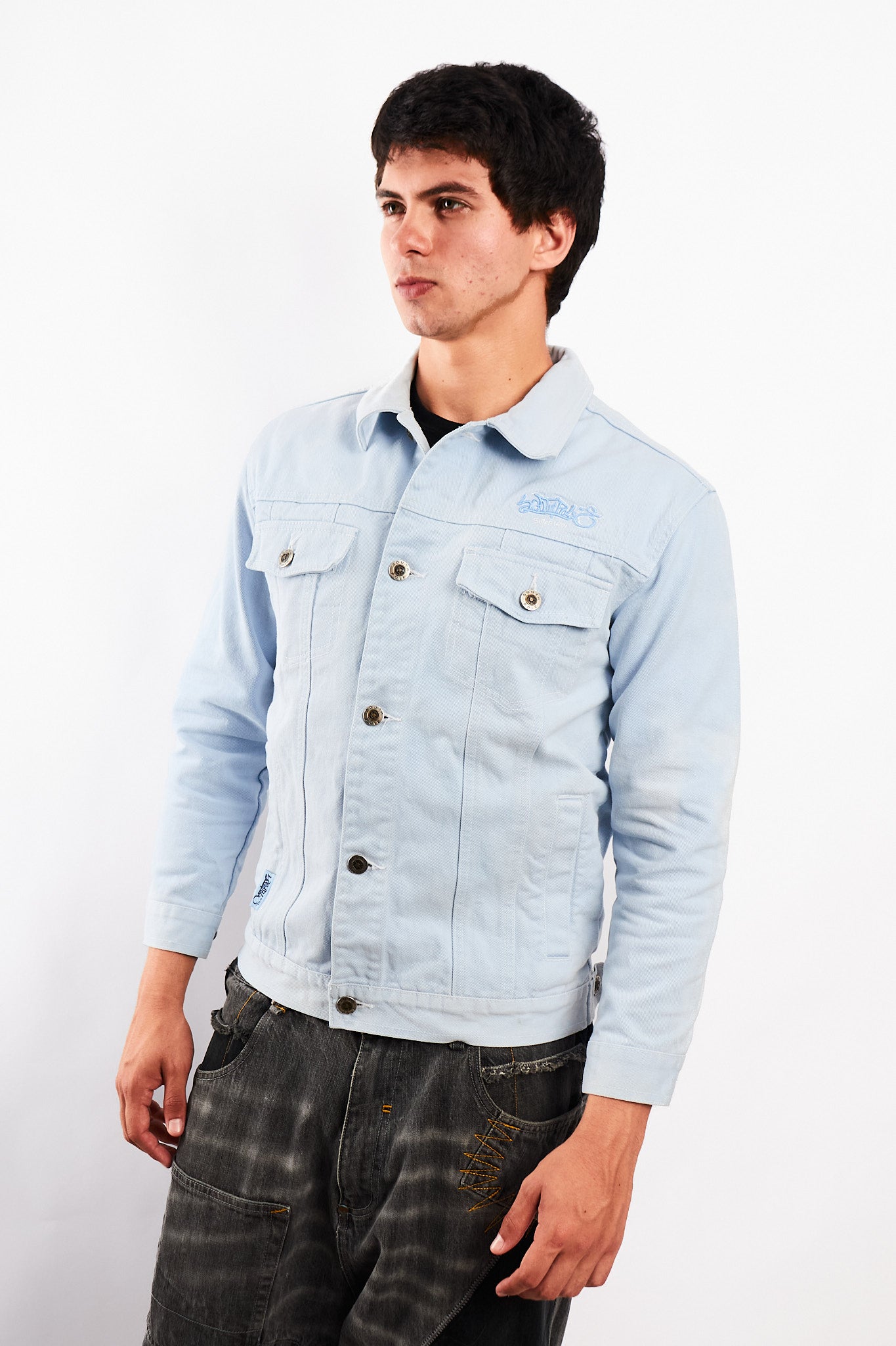 2000 Vintage Southpole B-Boy Denim Jacket (S/M)