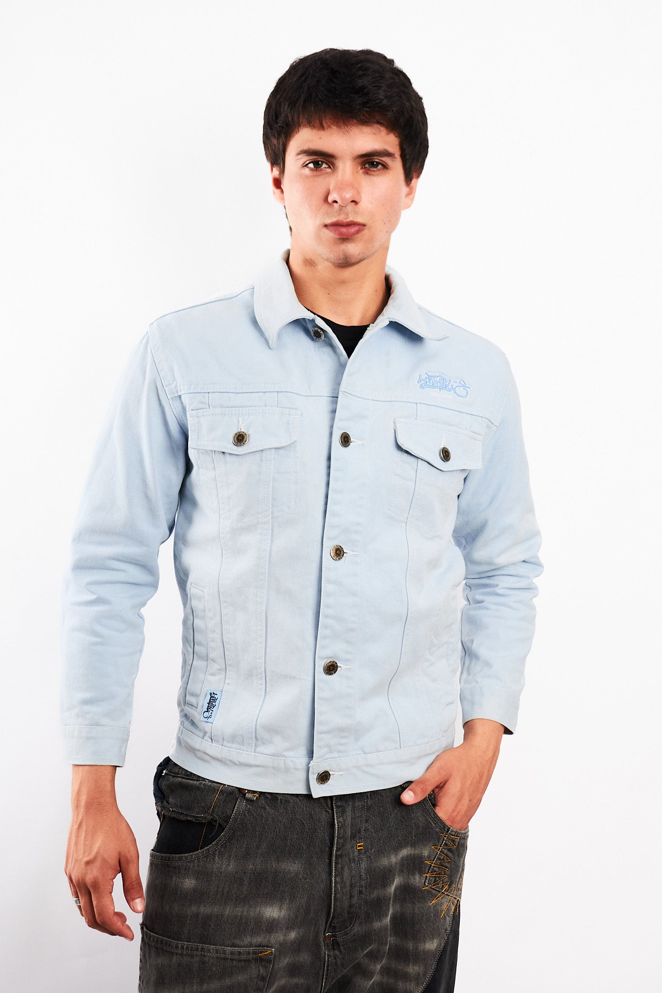 2000 Vintage Southpole B-Boy Denim Jacket (S/M)