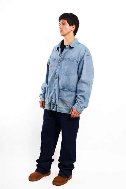 2000 Vintage Rocawear Denim Michigan Jacket (L/XL)