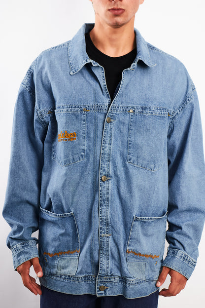 2000 Vintage Rocawear Denim Michigan Jacket (L/XL)