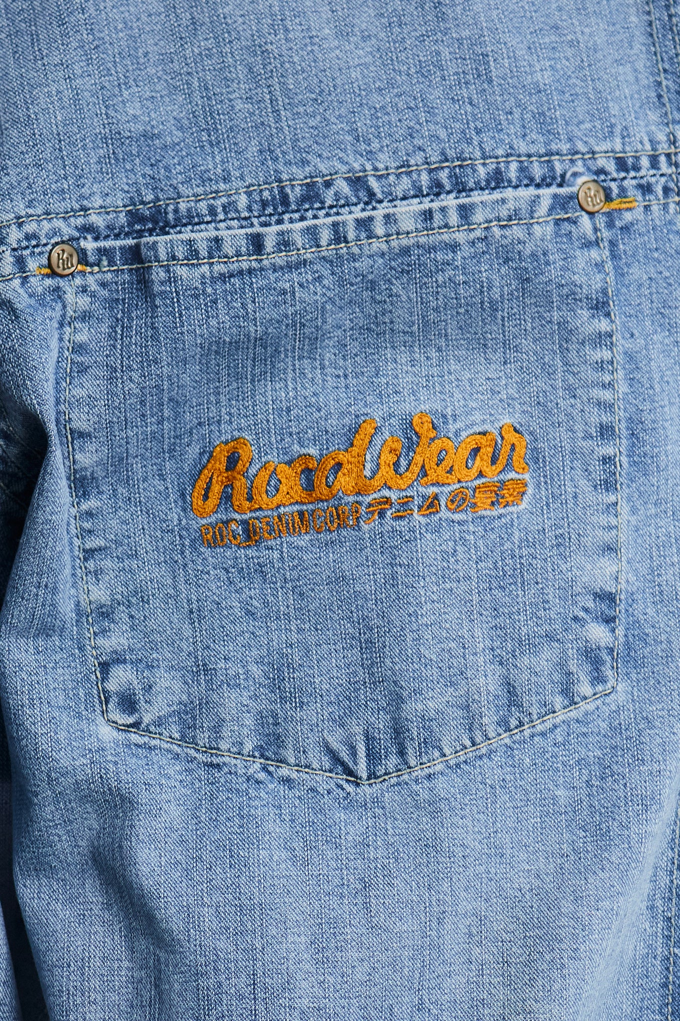 2000 Vintage Rocawear Denim Michigan Jacket (L/XL)