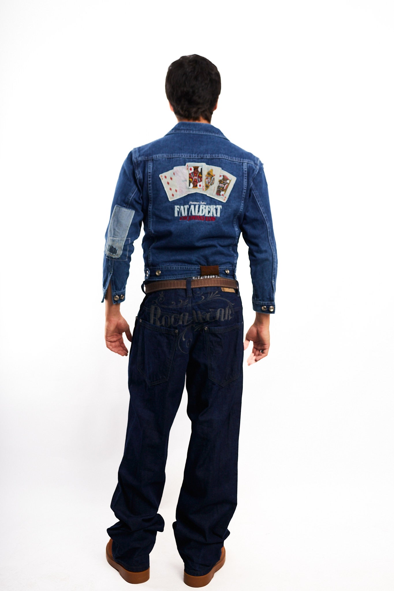 1990 Vintage Fubu Platinum x Fat Albert Junkyard Gang Jacket (S)