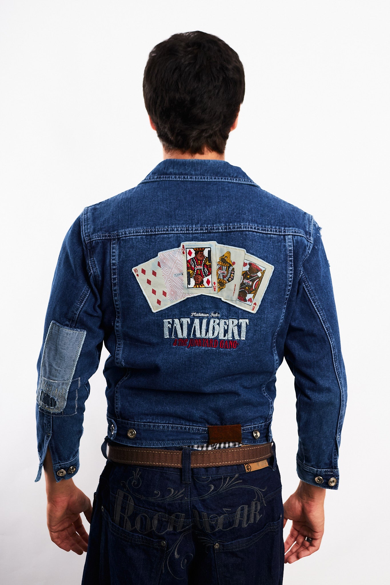 1990 Vintage Fubu Platinum x Fat Albert Junkyard Gang Jacket (S)