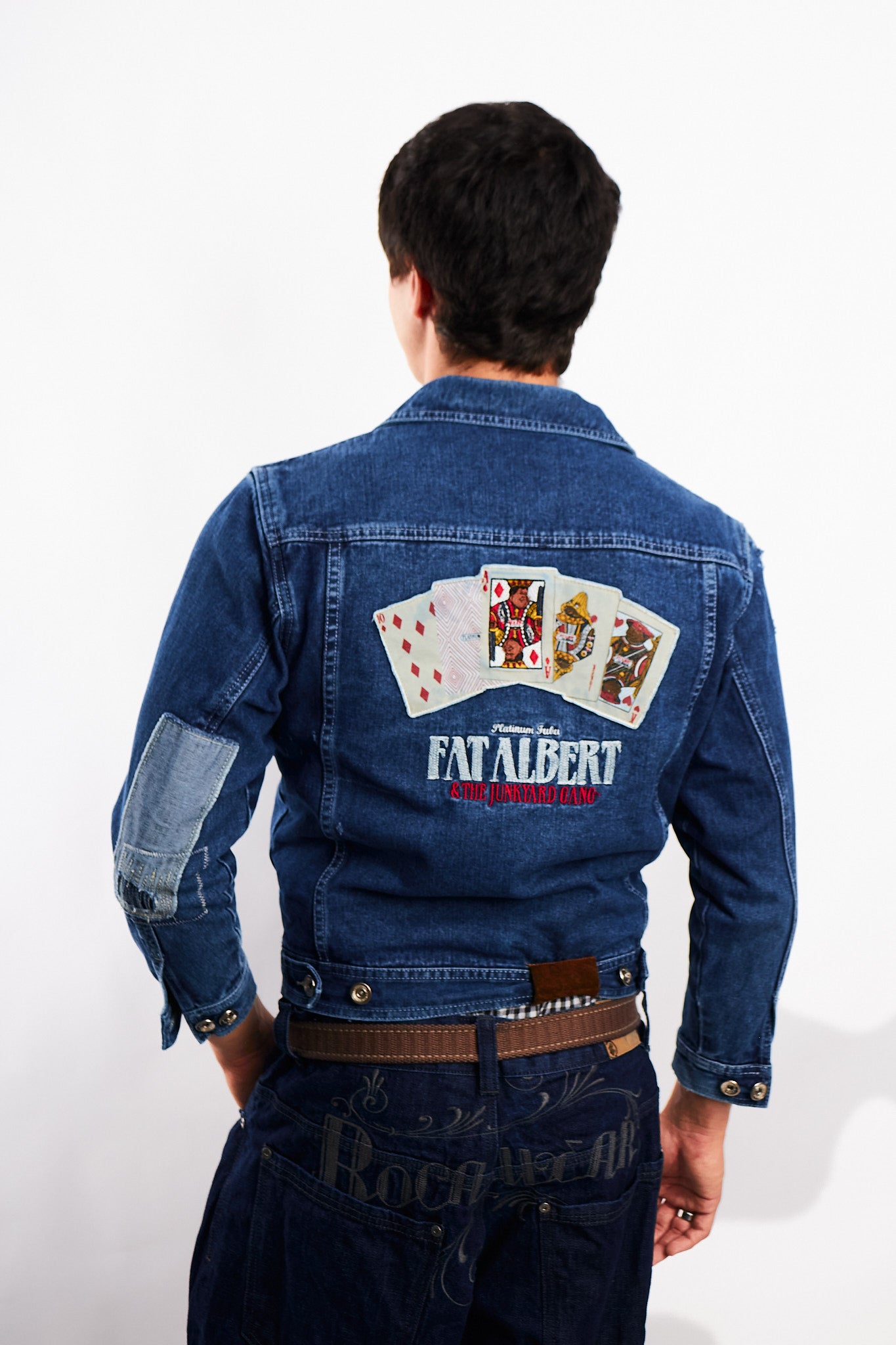 1990 Vintage Fubu Platinum x Fat Albert Junkyard Gang Jacket (S)