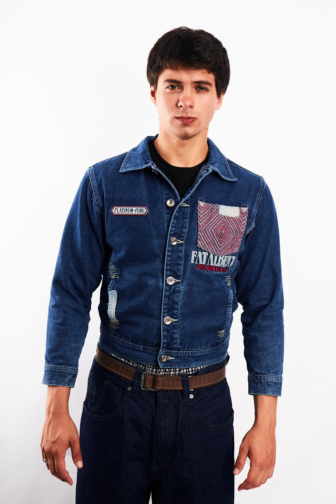 1990 Vintage Fubu Platinum x Fat Albert Junkyard Gang Jacket (S)