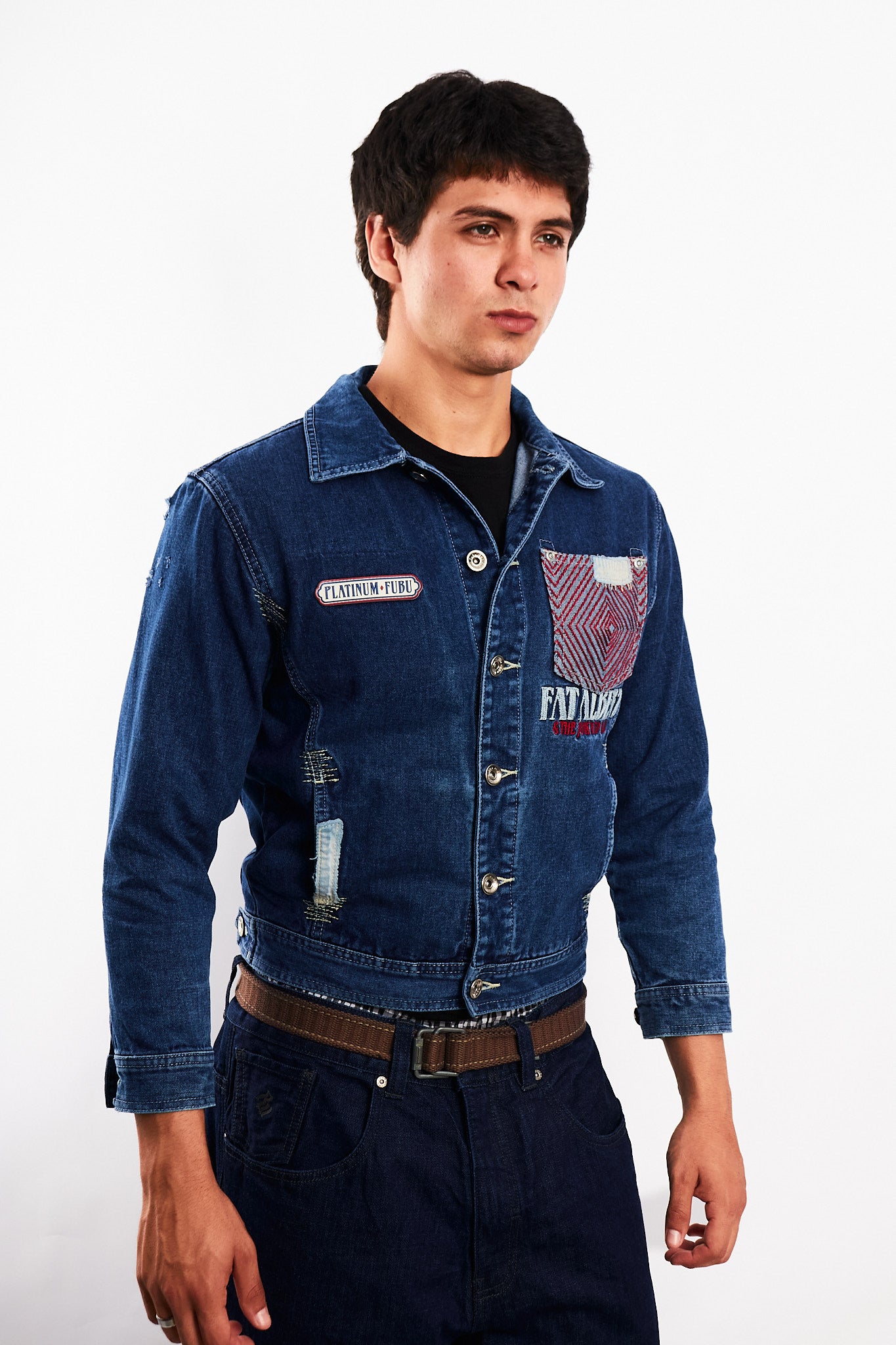 1990 Vintage Fubu Platinum x Fat Albert Junkyard Gang Jacket (S)