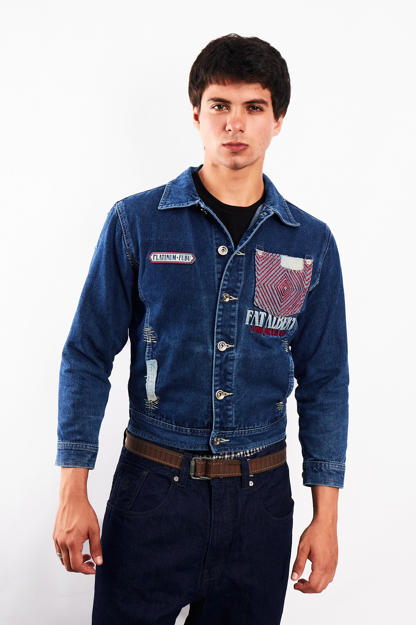 1990 Vintage Fubu Platinum x Fat Albert Junkyard Gang Jacket (S)