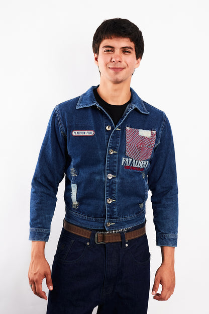 1990 Vintage Fubu Platinum x Fat Albert Junkyard Gang Jacket (S)
