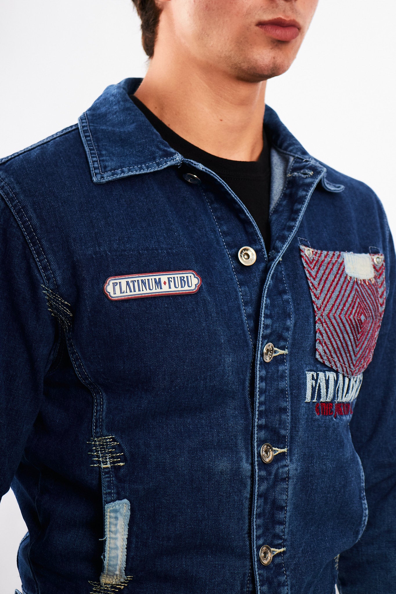1990 Vintage Fubu Platinum x Fat Albert Junkyard Gang Jacket (S)