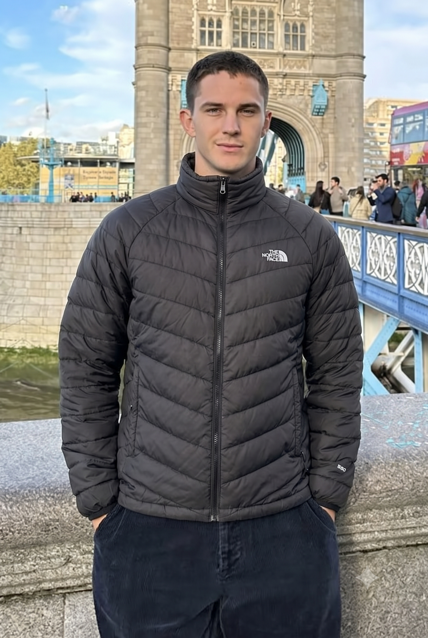 2000 Vintage North Face 550 Goose Down Puffer Jacket (M)