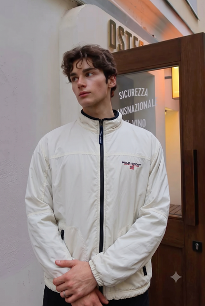 2000 Vintage Polo Sport RL Reversible Fleece/ Windbreaker (L)