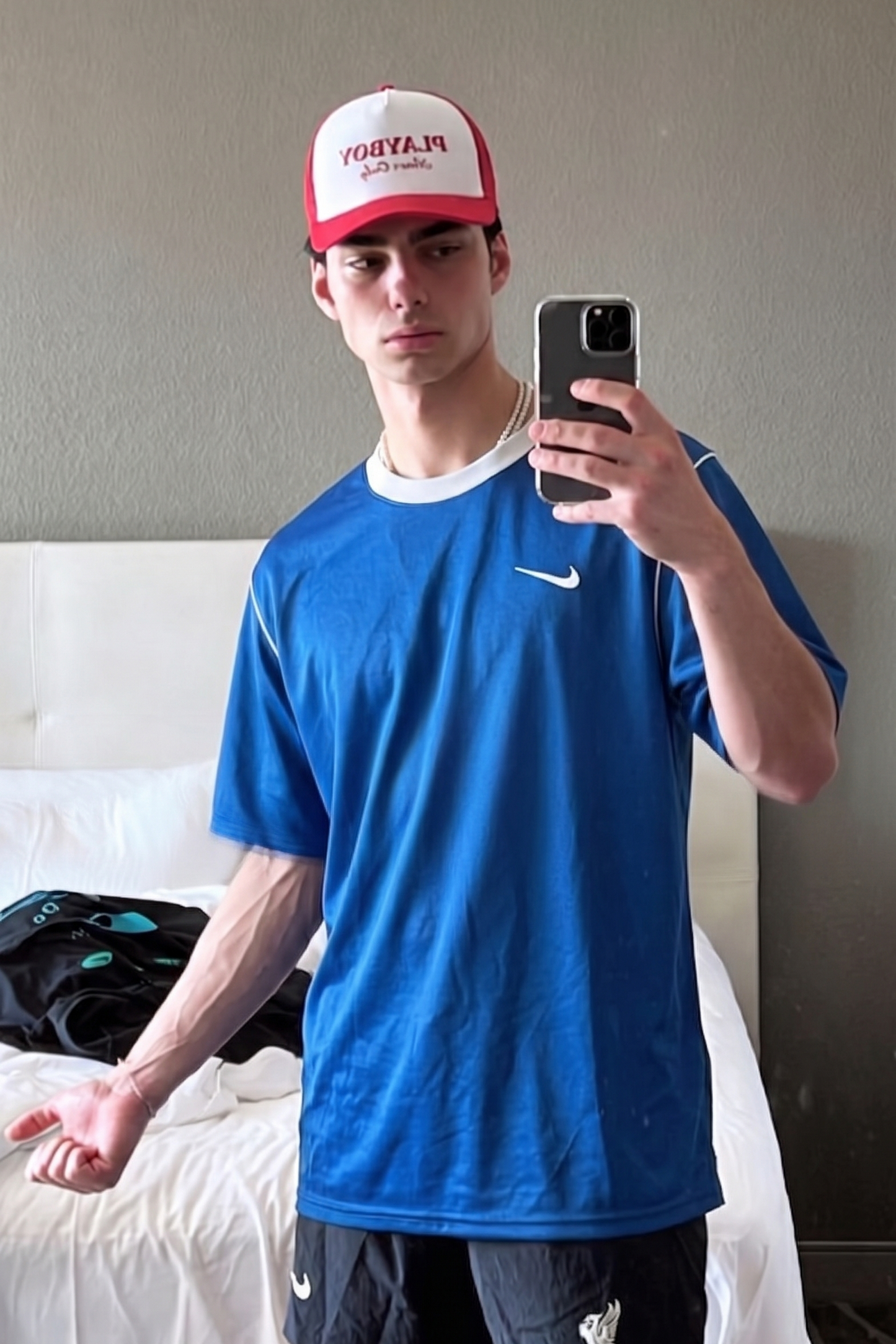 2001 Vintage Nike Satin Jersey (L/XL)