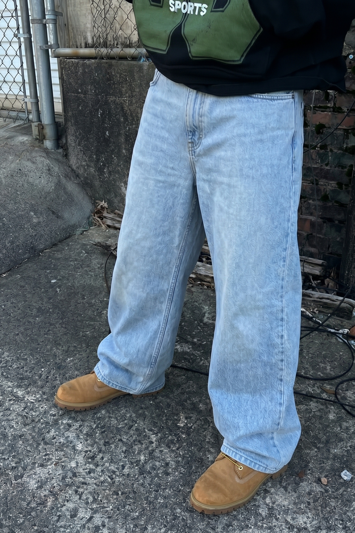 Vintage Carhartt Blue Stone wash Jean (36)