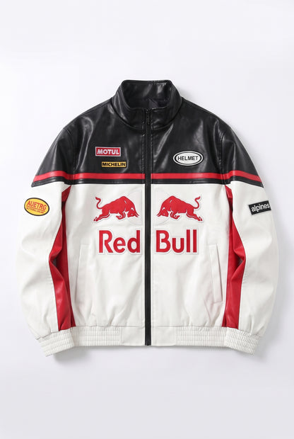 F1 Red Bull Vegan Leather Racing Jacket