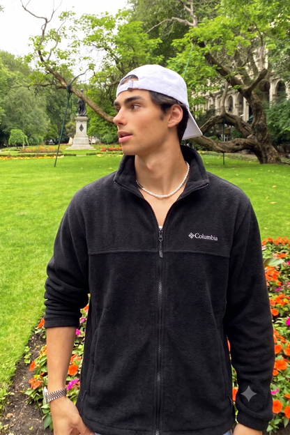 Vintage Columbia Black Fleece (M/L)