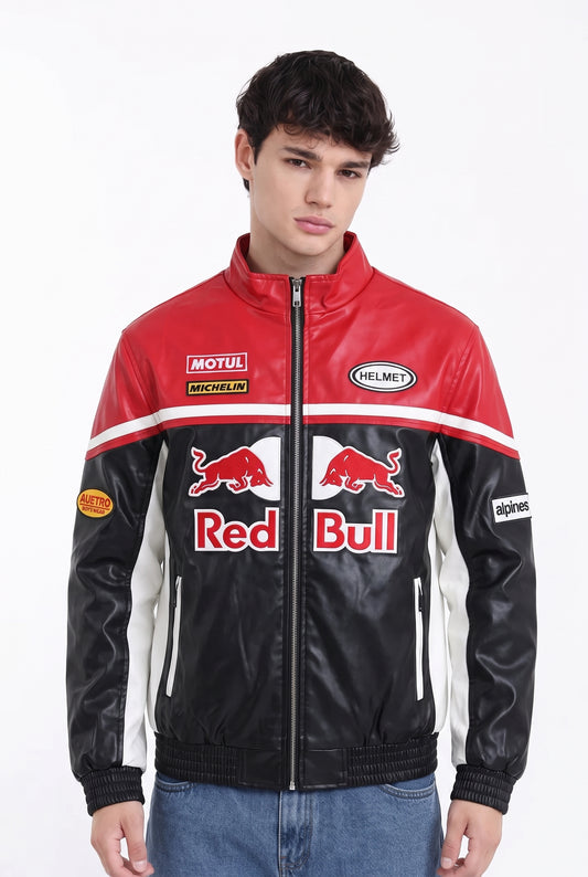F1 Red Bull Vegan Leather Racing Jacket