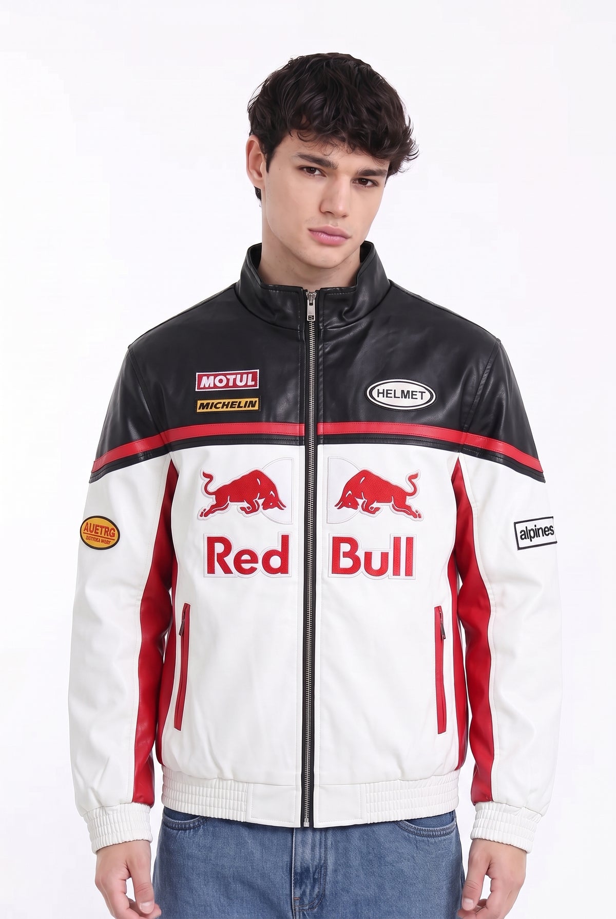 F1 Red Bull Vegan Leather Racing Jacket