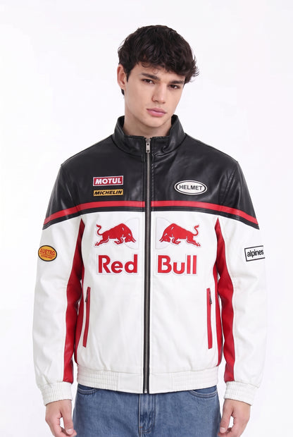 F1 Red Bull Vegan Leather Racing Jacket