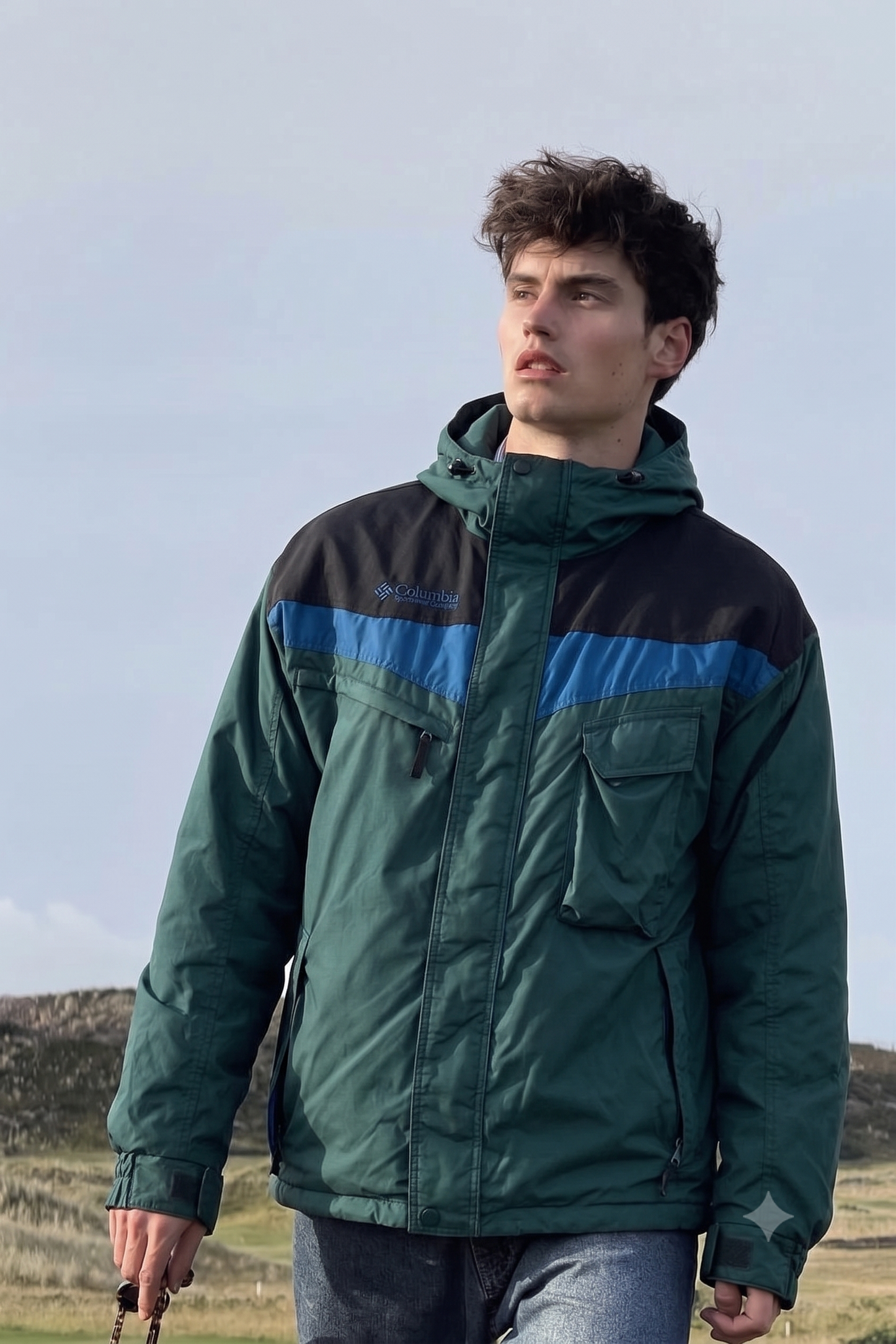 2000 Vintage Columbia Colorblock Jacket (M/L)