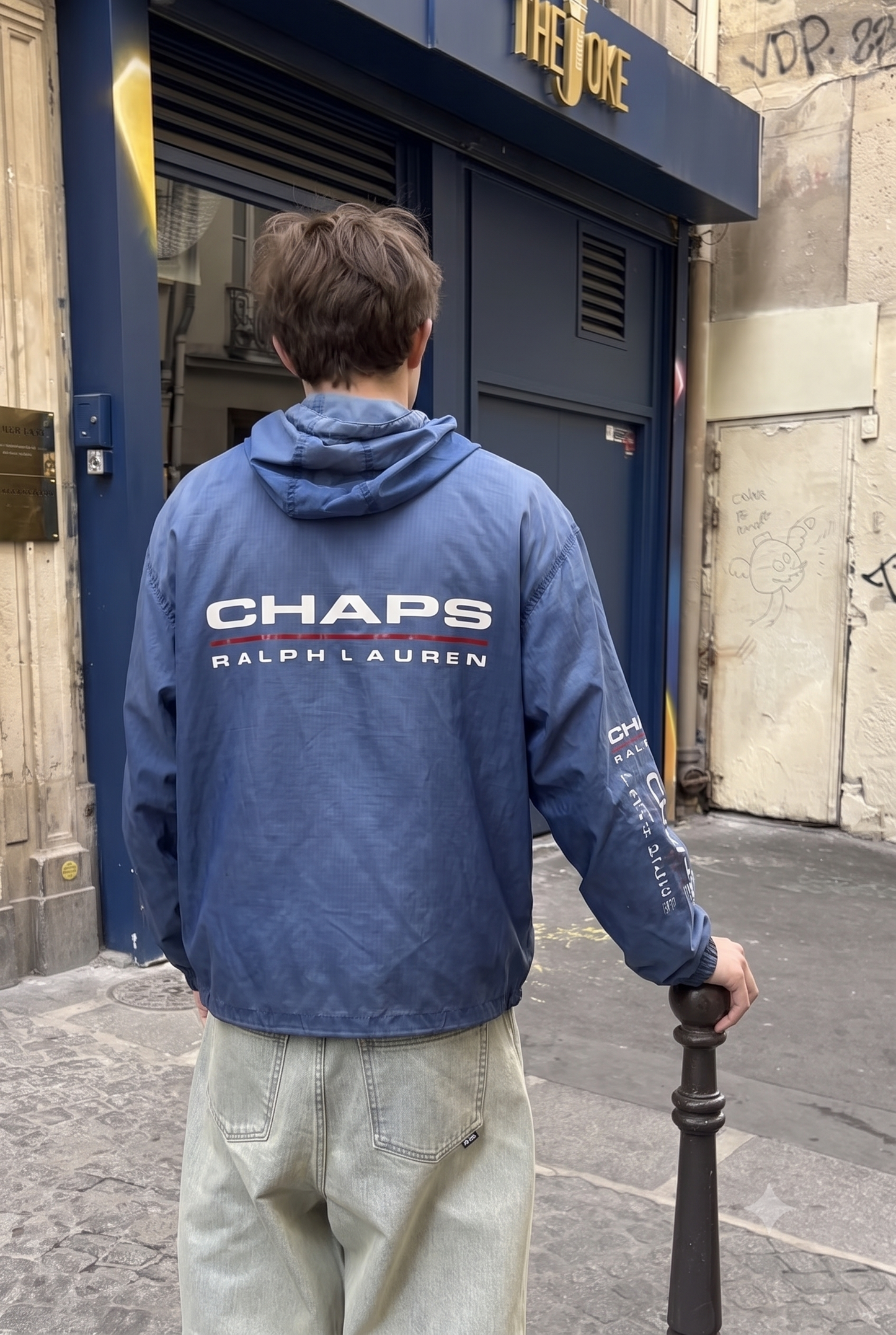 1990 Vintage Chaps Ralph Lauren Windbreaker (L/XL)