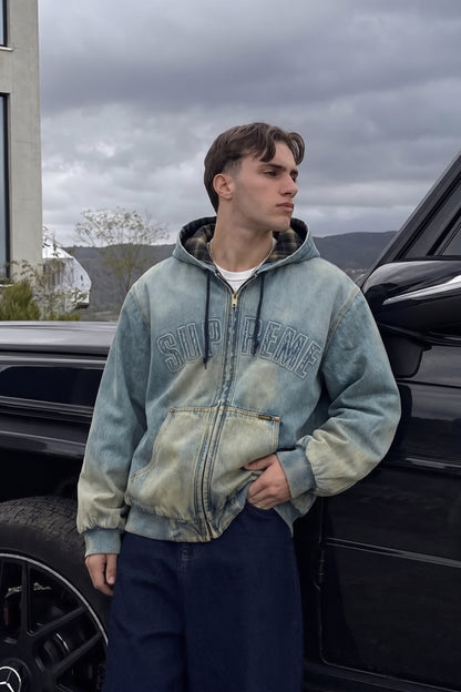Supreme X 3M Reflective Arc Hooded Active Jacket (M)