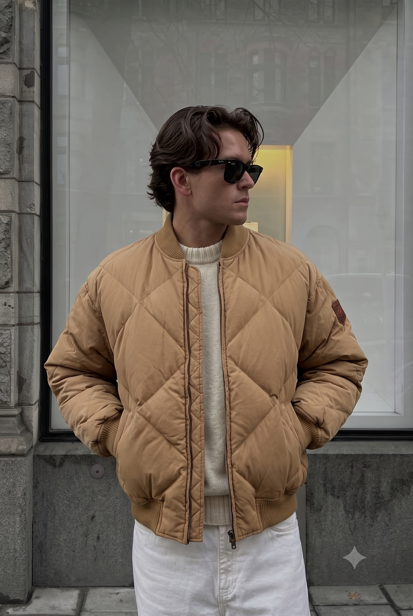 1980 Vintage Polo Country RL Down Puffer Jacket (L/XL)