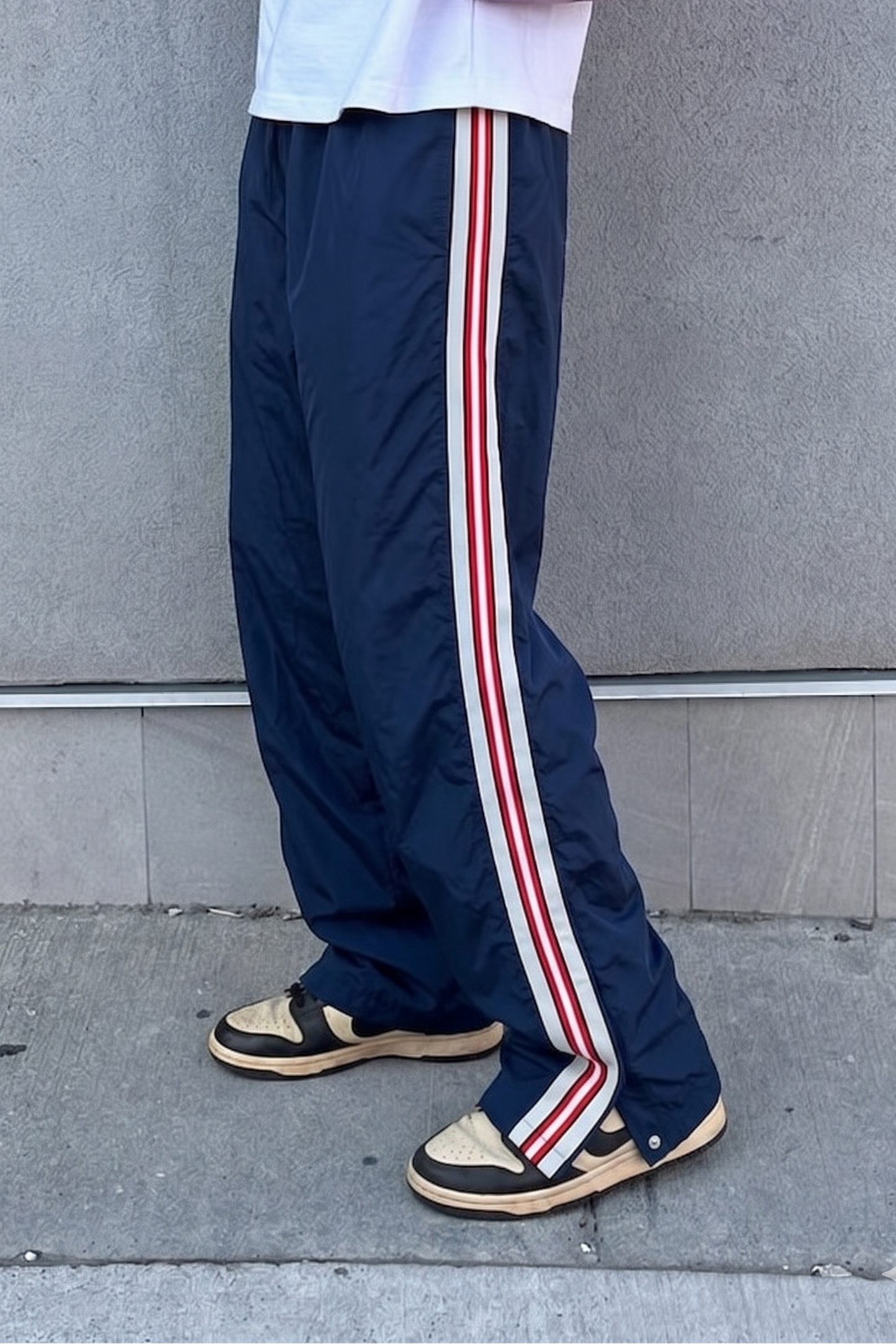 1990 Vintage Nike Navy Track Pant (S/M)