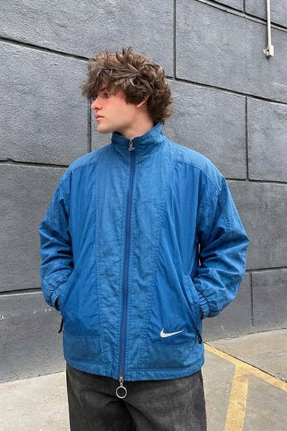 1990 Vintage Nike Electric Blue Jacket (M/L)