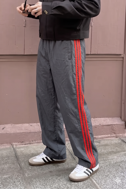 2000s Vintage Adidas Gray Track Pant (S/M)