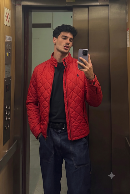2010 Polo Ralph Lauren Red Puffer Harrington (S/M)