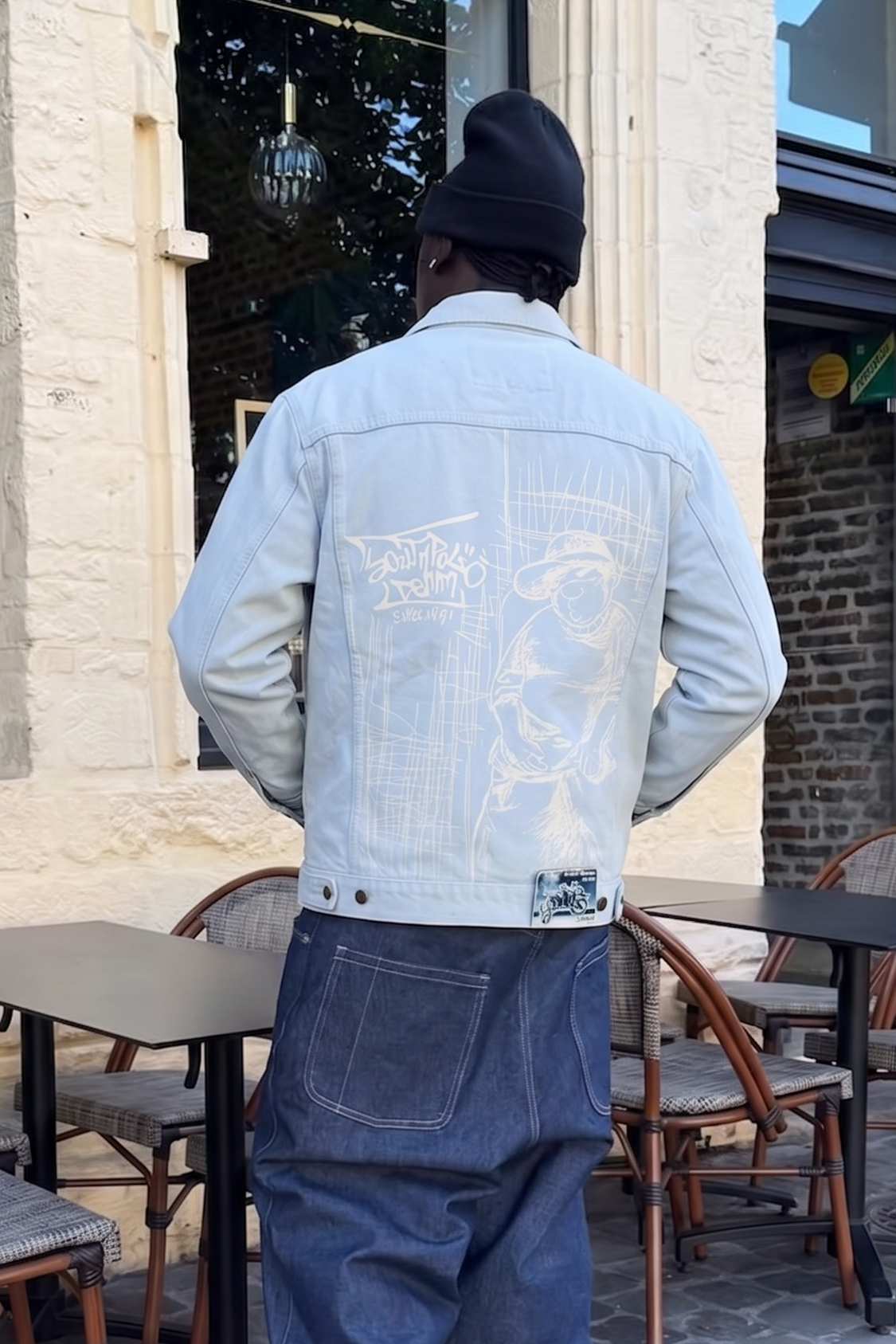 2000 Vintage Southpole B-Boy Denim Jacket (S/M)