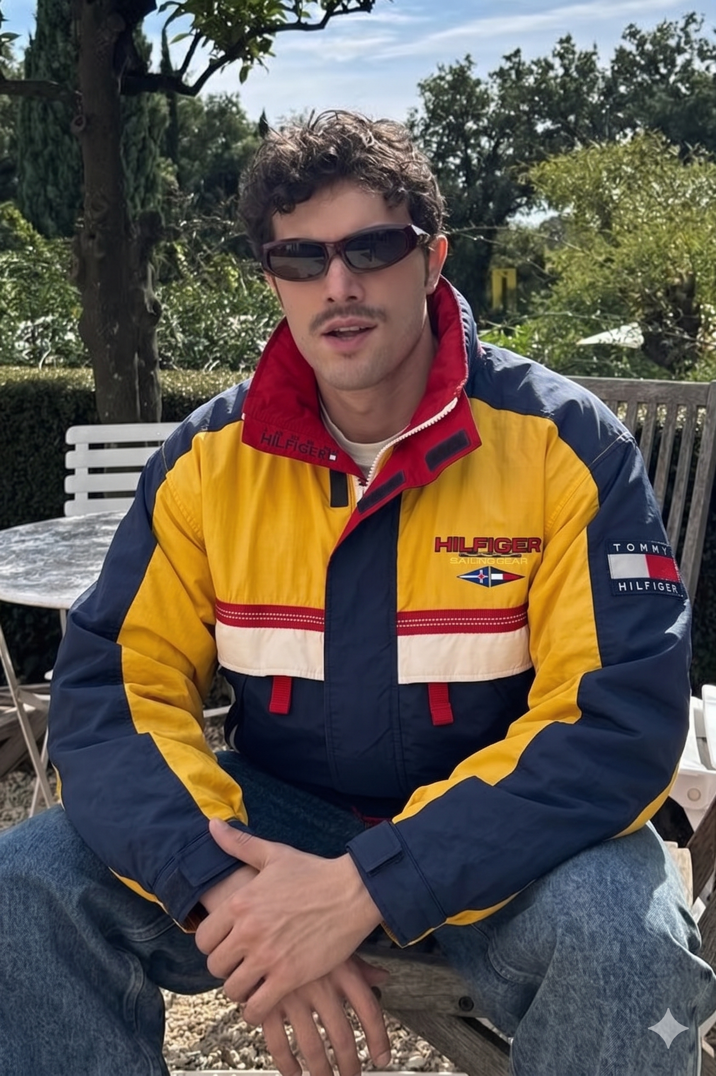 1990 Vintage Tommy Sailing Gear Colorblock Jacket (M/L)