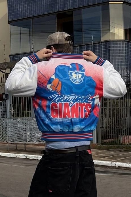 1990 Vintage Chalkline NFL New York Giants Jacket (S)