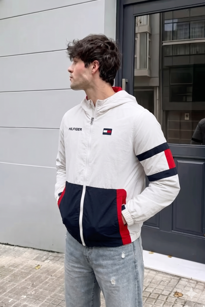 2010 Tommy Hilfiger Colorblok Flag Jacket (S)