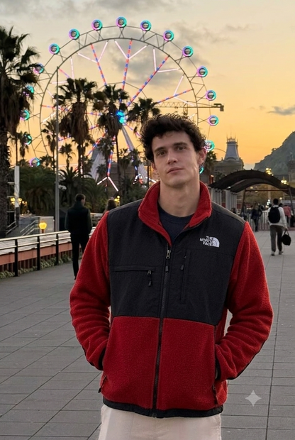 2000 Vintage North Face Red Denali Retro Jacket (M/L)