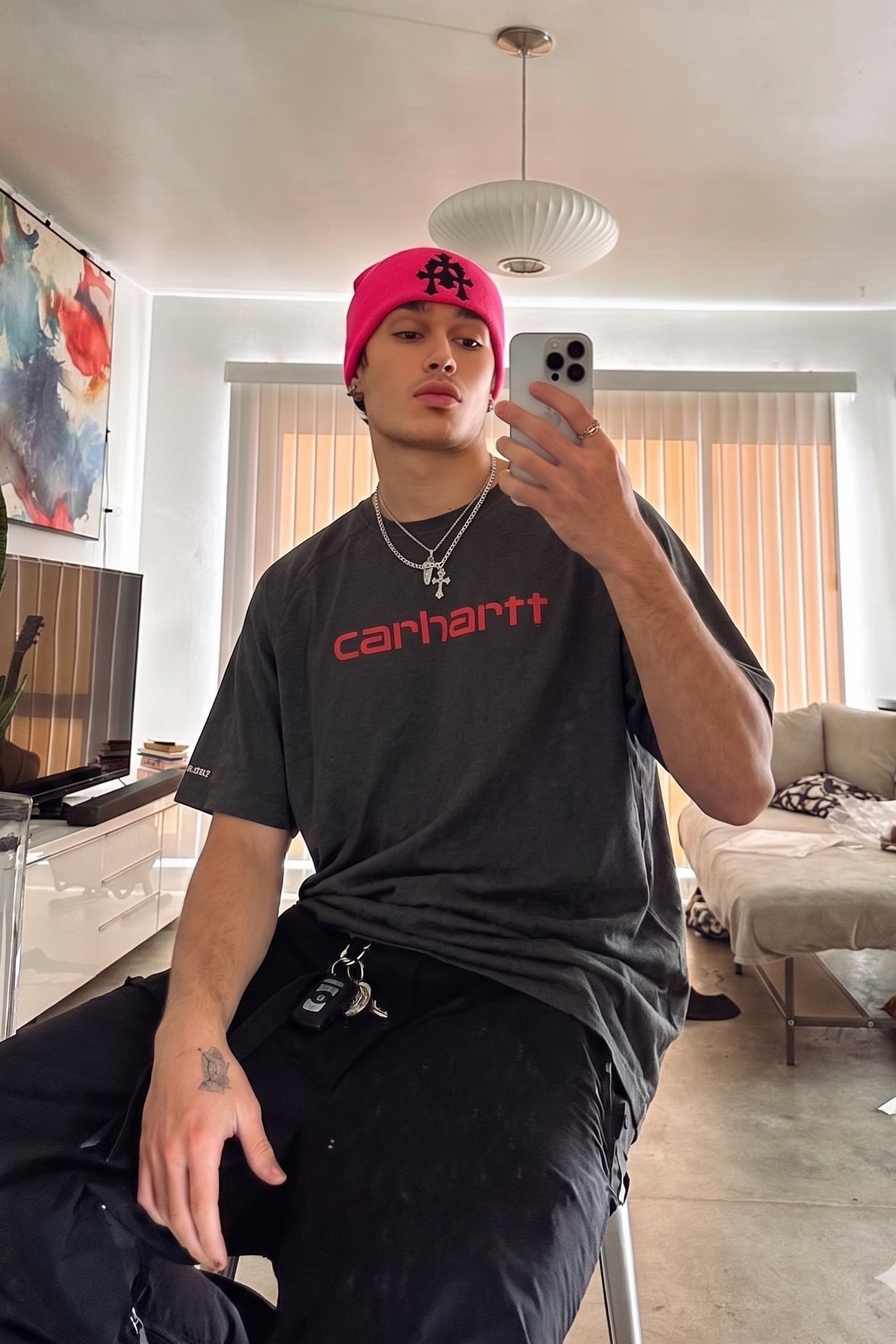 2000 Carhartt Gray Carhartt (L/XL)