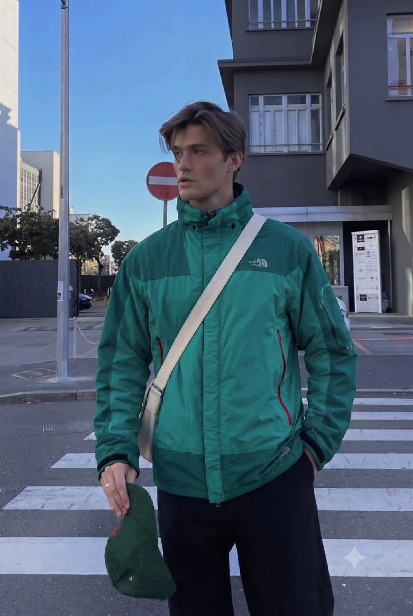 2000 Vintage The North Face Mint Impermeable Jacket (XL)